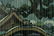 Clifton Karhu "Gosho Rain" Signed Woodblock Print - 5