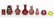 Group of Seven Chinese Oxblood Vases - 2