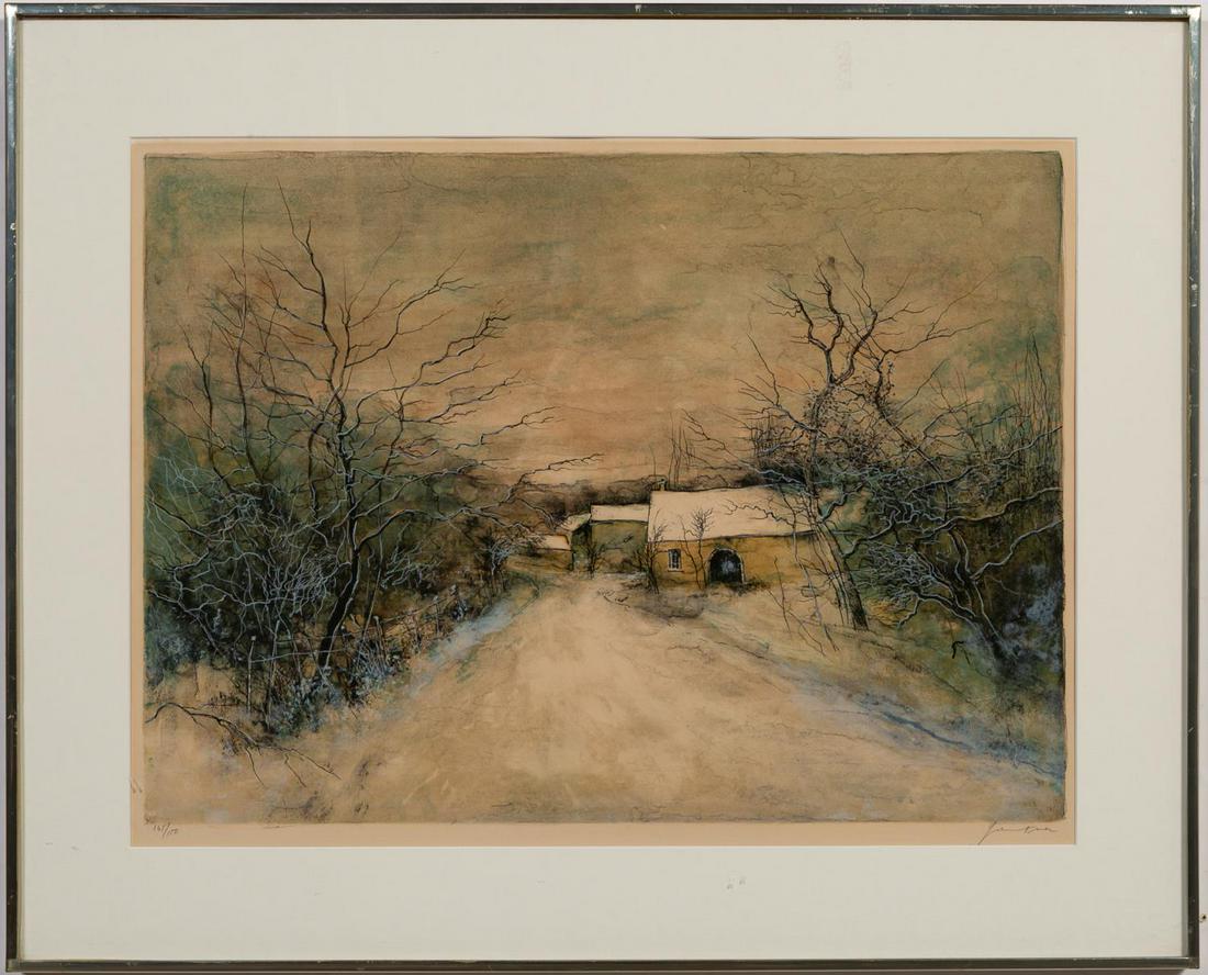 Bernard Gantner "Chaumieres Sous La Neige" 122/150 (1 of 4)