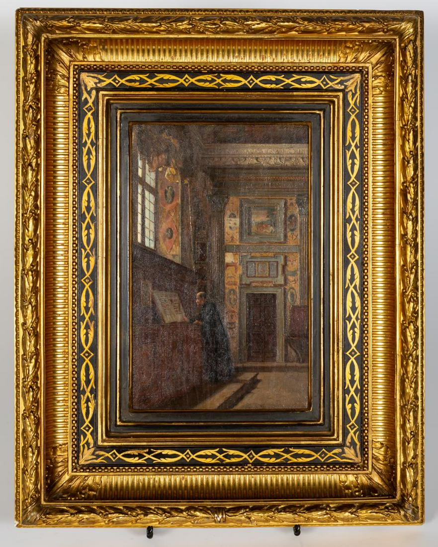 George H. Yewell  "Perugia" OIl on Canvas, 1873 (1 of 7)