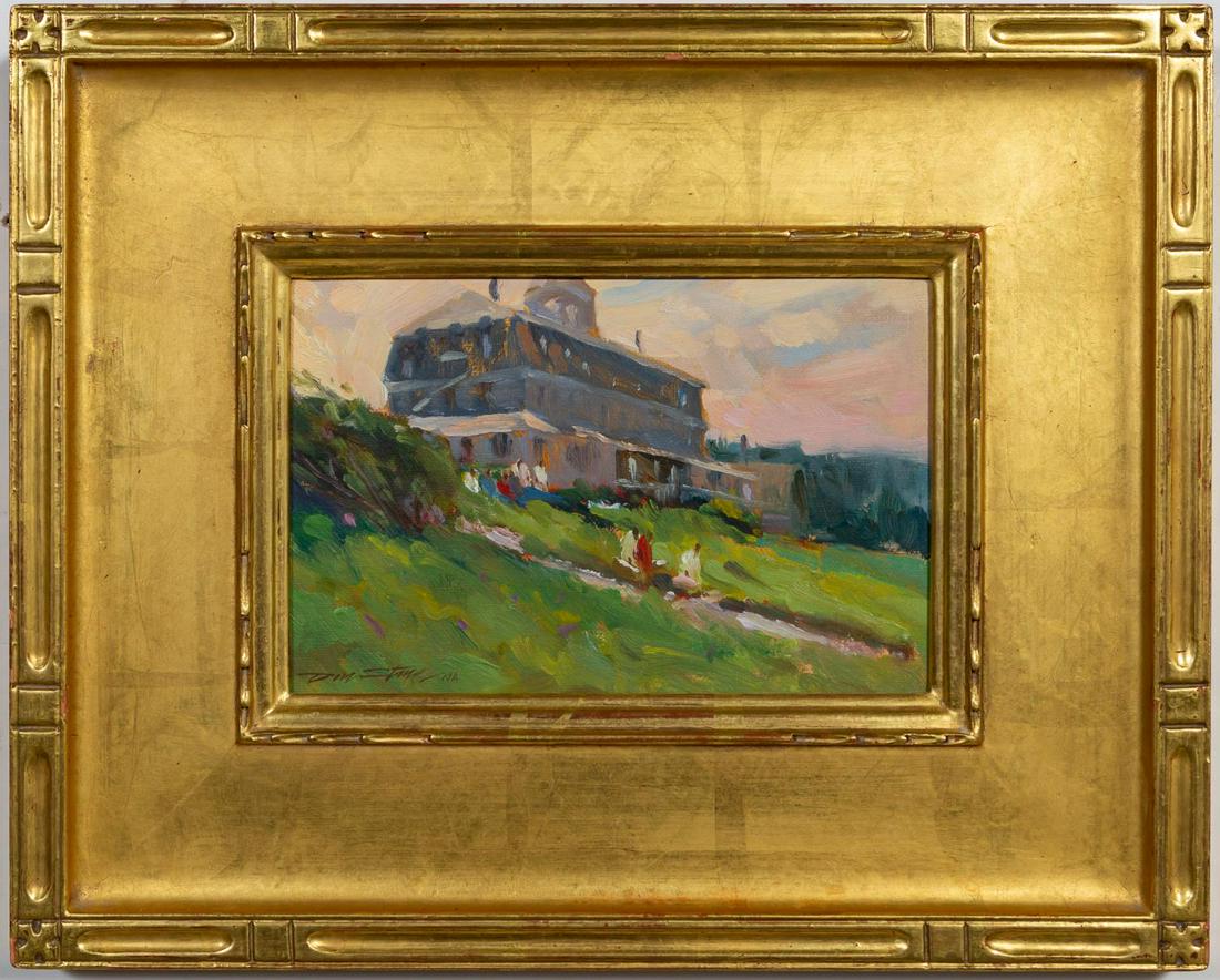 Don Stone, "Rita's Gang" Oil On Board Painting (1 of 4)