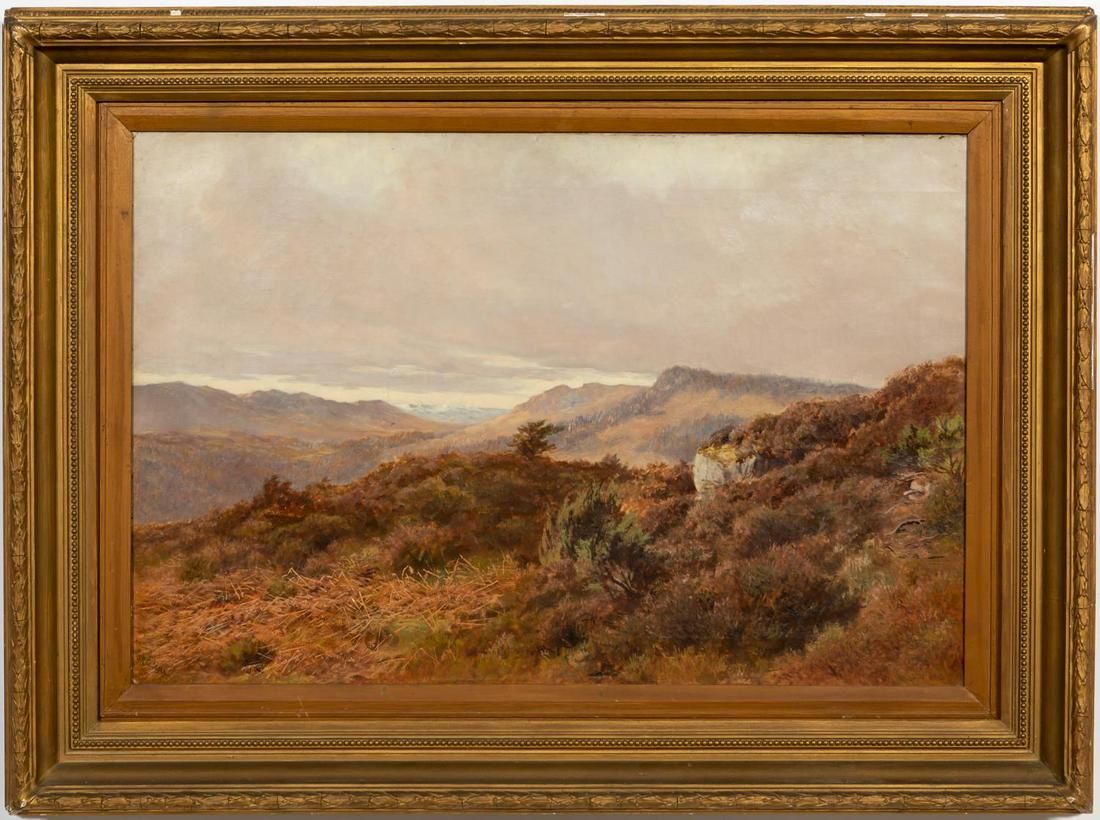 19th Century, Sidney R. Cadogan Scottish Landscape (1 of 6)