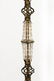 Style of Arlus, Crystal & Wrought Iron Floor Lamp - 4