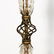 Style of Arlus, Crystal & Wrought Iron Floor Lamp - 5