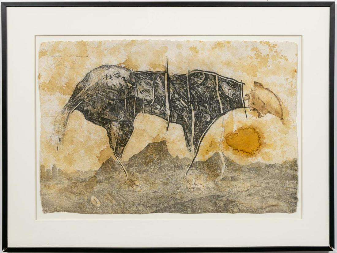 Nall "Cheval De Menton" Etching 1/1 (1 of 3)