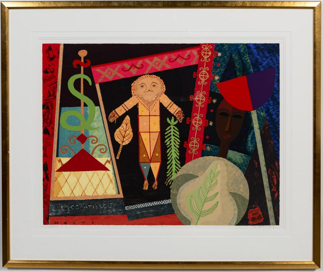 Lois Mailou Jones, Veve Vodou II, 1997 Lithograph (1 of 5)