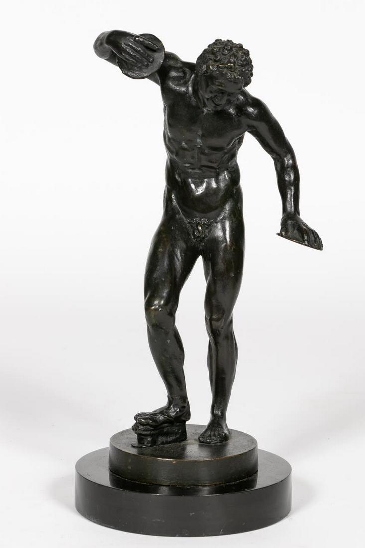 19th C. Grand Tour Bronze Dancing Faun Figure (1 of 4)
