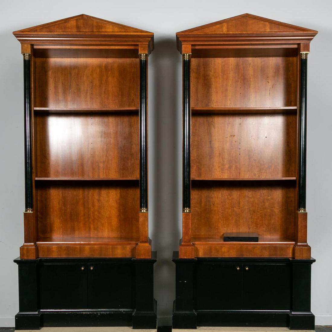 Pr., Monumental Baker Neoclassical Style Bookcases (1 of 7)