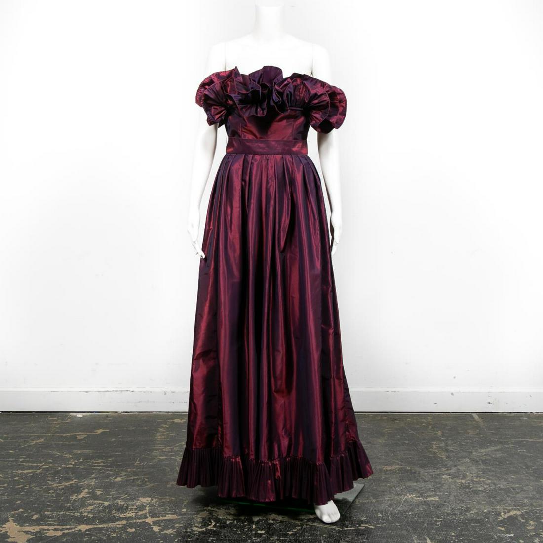 Vintage Victor Costa Purple Evening Gown/Dress (1 of 7)