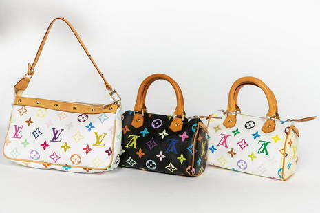 LOUIS VUITTON ALMA HAND BAG FL0064 PURSE MONOGRAM MULTI-COLOR