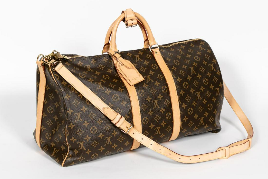 Louis Vuitton Keepall 55 Travel Duffel Bag, Strap (1 of 7)