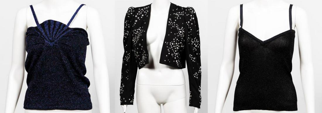 3pc Yves St. Laurent Group, Jacket & Two Camisoles (1 of 10)
