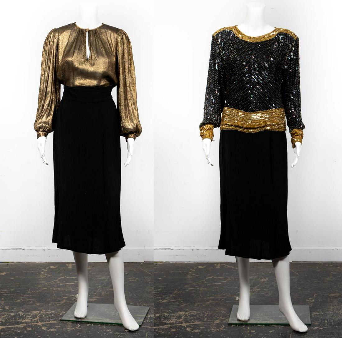 3pc Grouping, Yves Saint Laurent Blouses & Skirt (1 of 11)