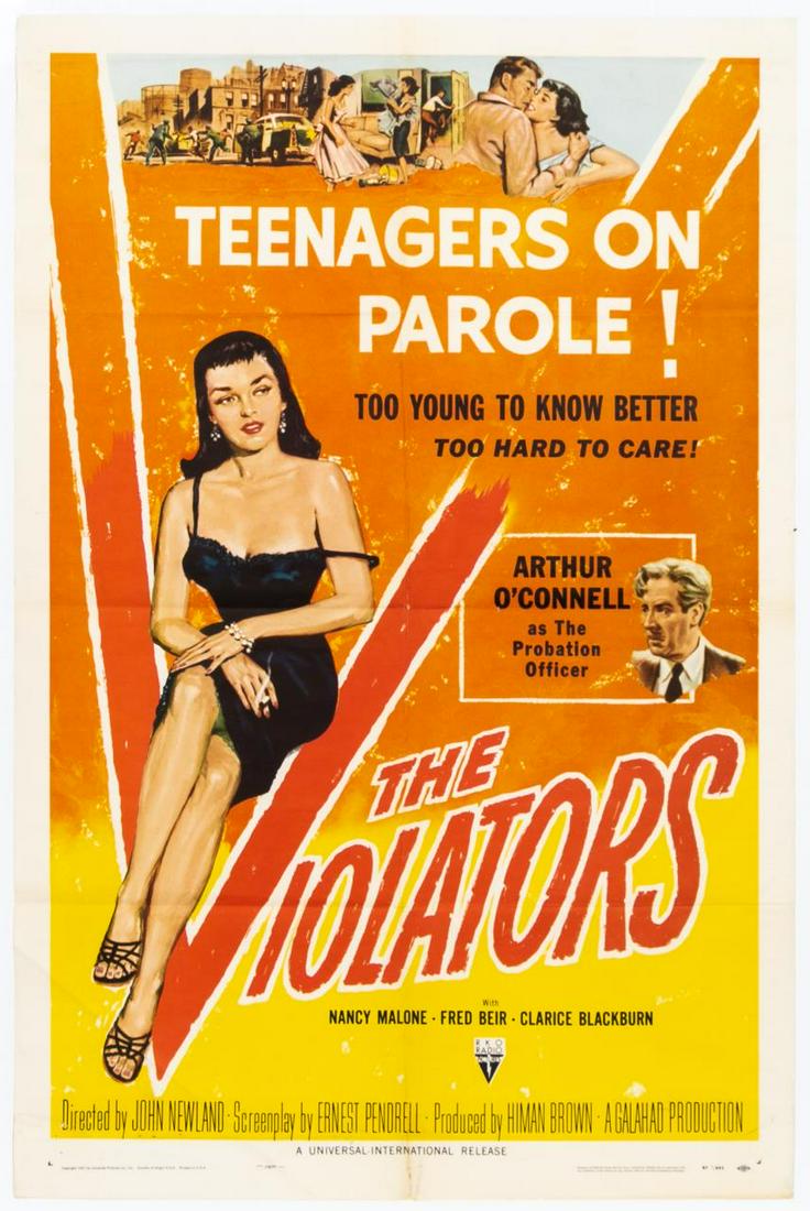 "The Violators" 1957 Original Movie Poster (1 of 5)
