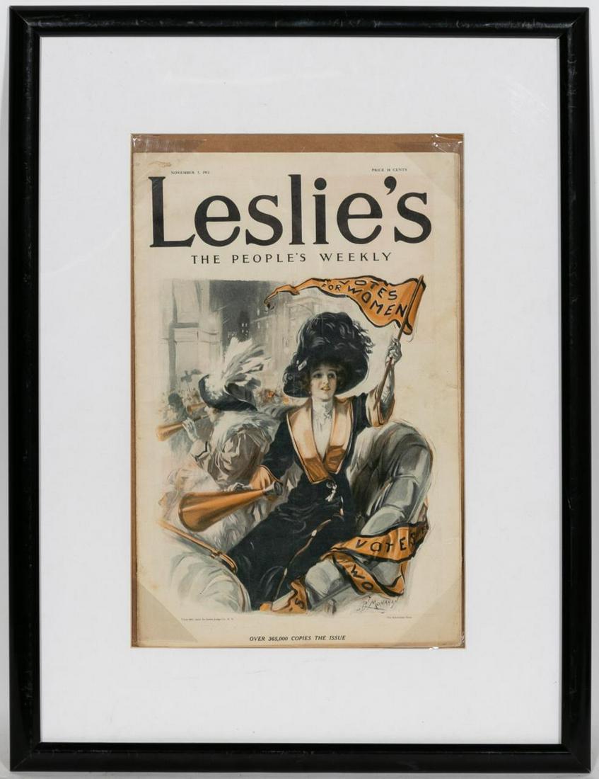 Leslie's 1912 "Votes For Women" 10c Magazine (1 of 6)