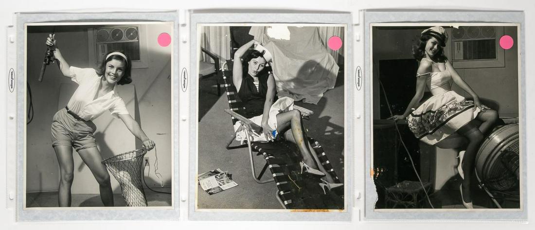 Three Gil Elvgren Silver Gelatin Pinup Photographs (1 of 3)