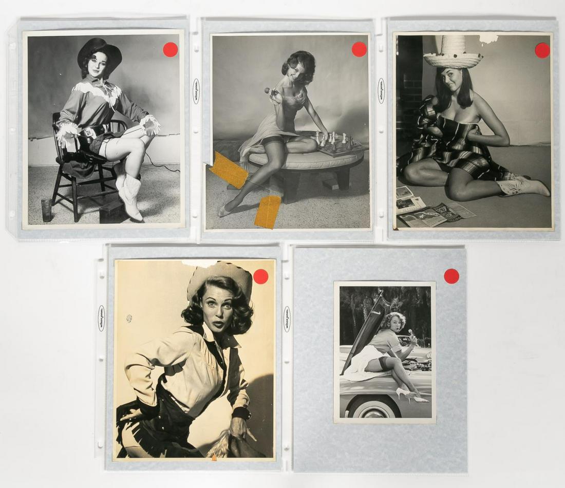 Five, Gil Elvgren Silver Gelatin Pinup Photographs (1 of 4)