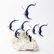 LINDQUIST, "SCHOOLING ANGELS" ART GLASS SCULPTURE