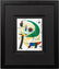 MIRO, "LA LUNE VERTE" COLOR LITHOGRAPH, 1972
