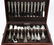 113 PC, TOWLE "KING RICHARD" STERLING FLATWARE SET - 4