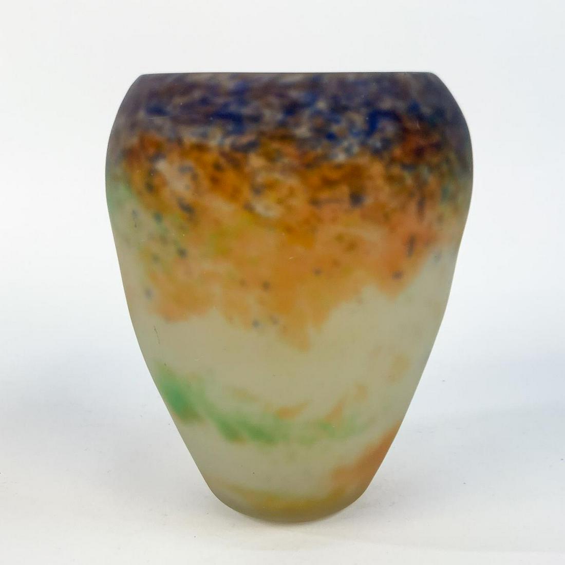 MULLER FRERES LUNEVILLE, ART DECO GLASS VASE (1 of 7)
