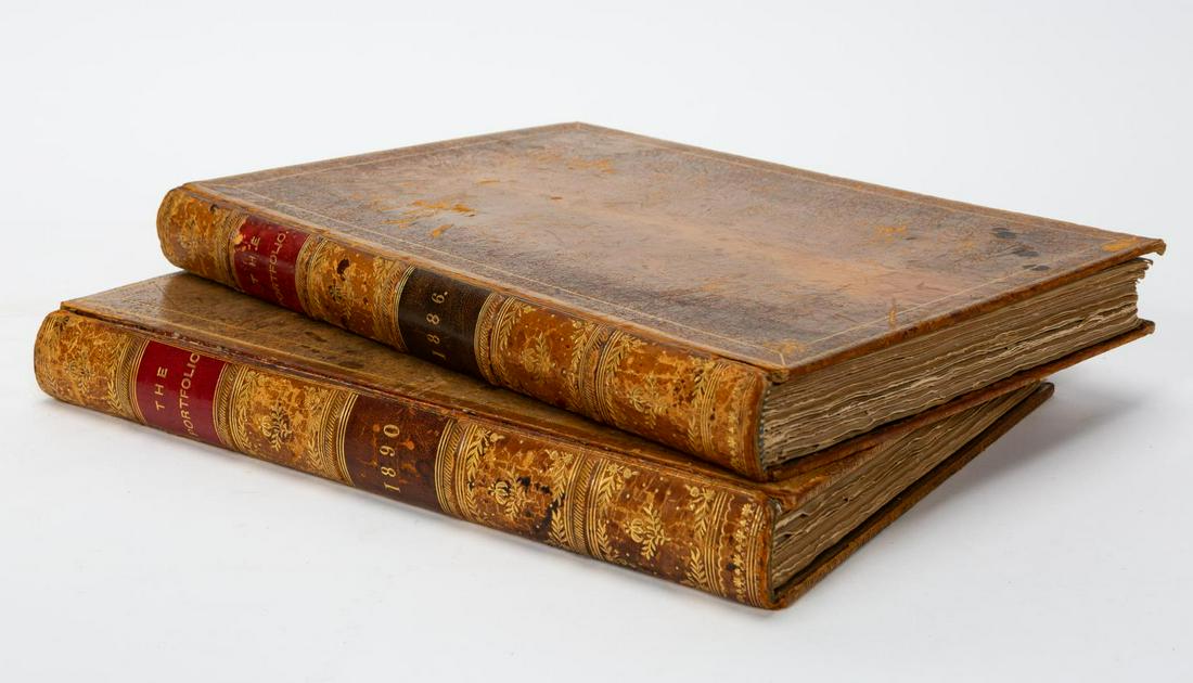 ARTISTIC JOURNALS, "THE PORTFOLIO", 1886 & 1890 (1 of 12)