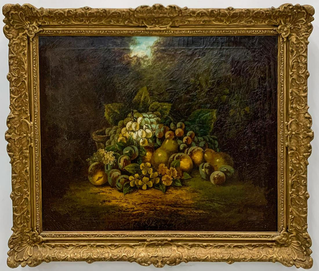 E.S. HERRING CONTINENTAL SCHOOL STILL LIFE OIL (1 of 8)