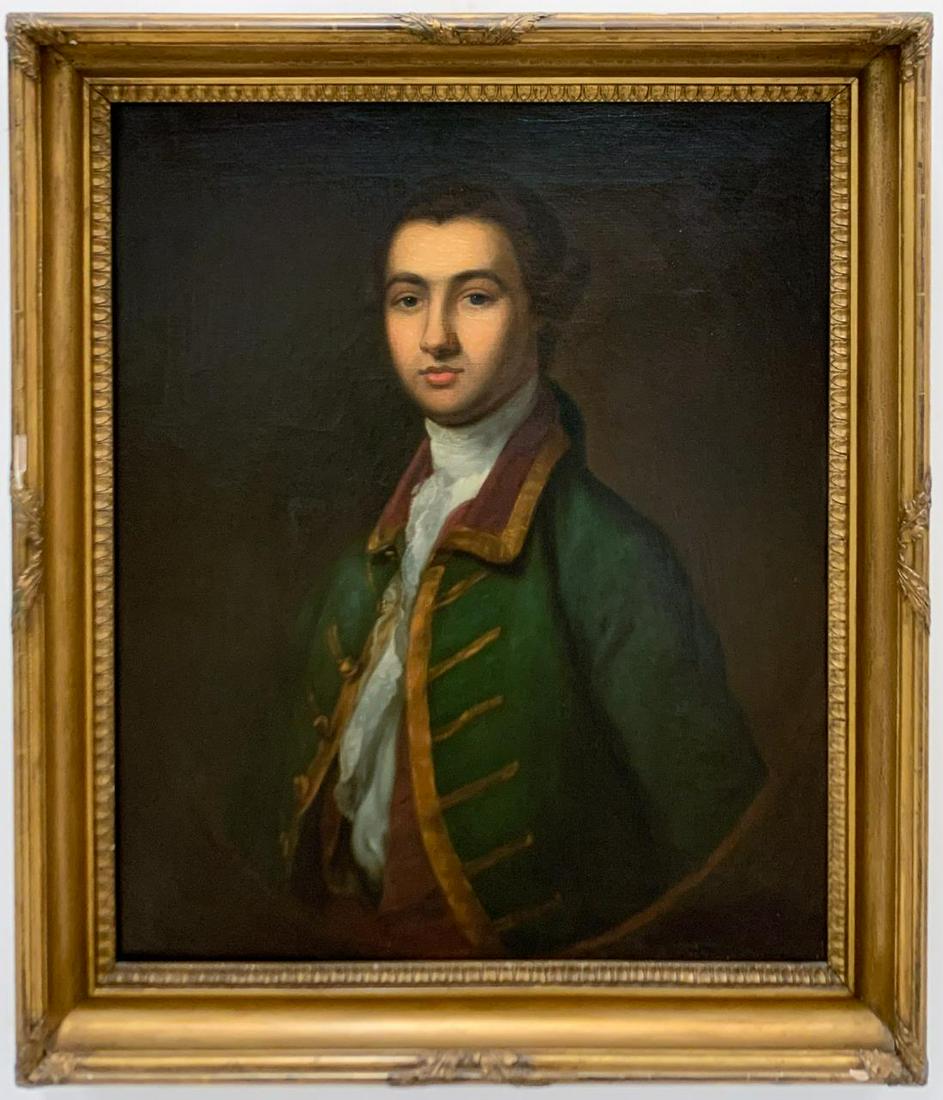 19TH C. ENGLISH PORTRAIT OF GEO. CROKETT, ESQUIRE (1 of 6)