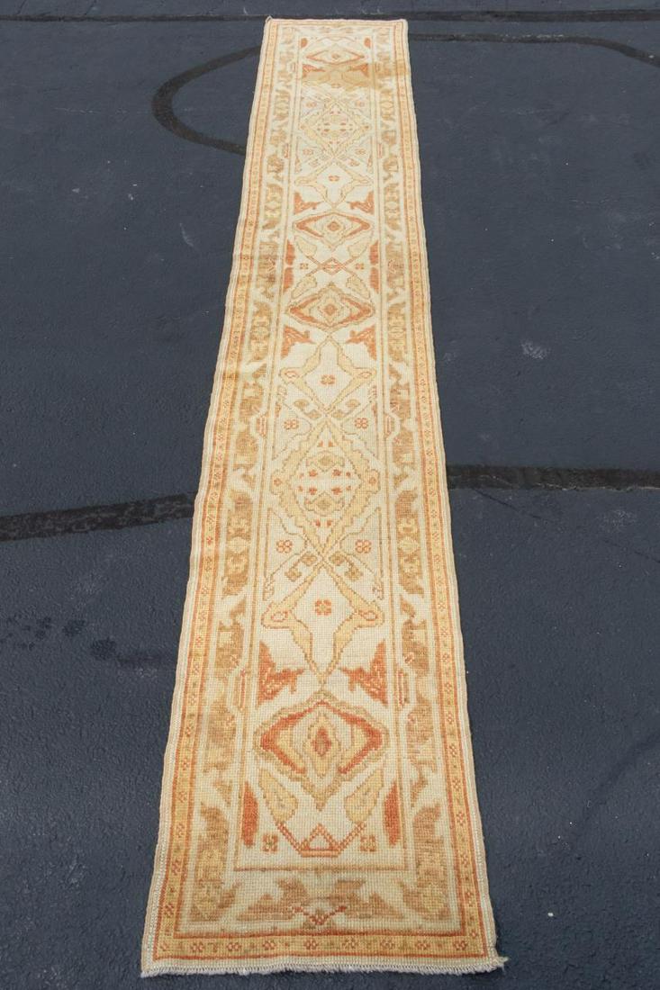 HAND WOVEN WOOL TURKISH OUSHAK RUNNER (1 of 6)
