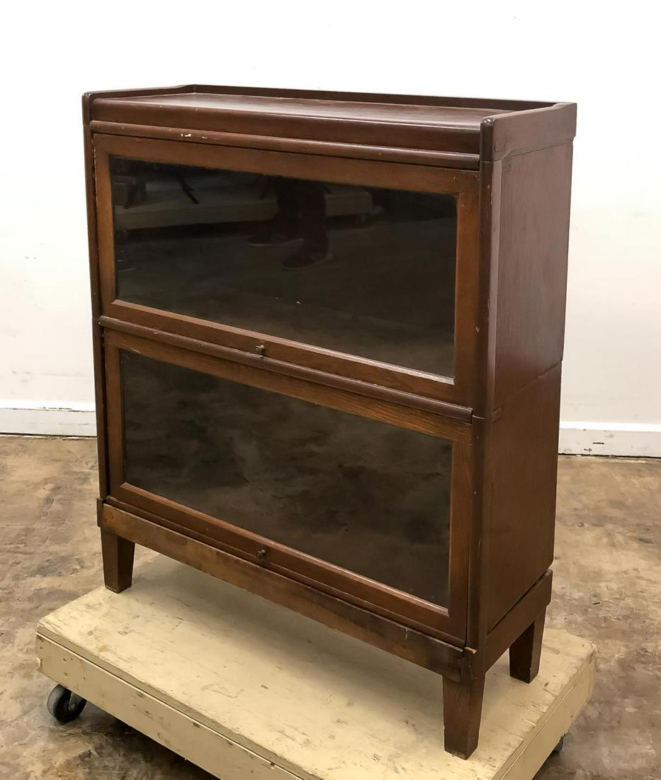 20TH CENTURY, AMERICAN OAK BARRISTER BOOKCASE (1 of 9)