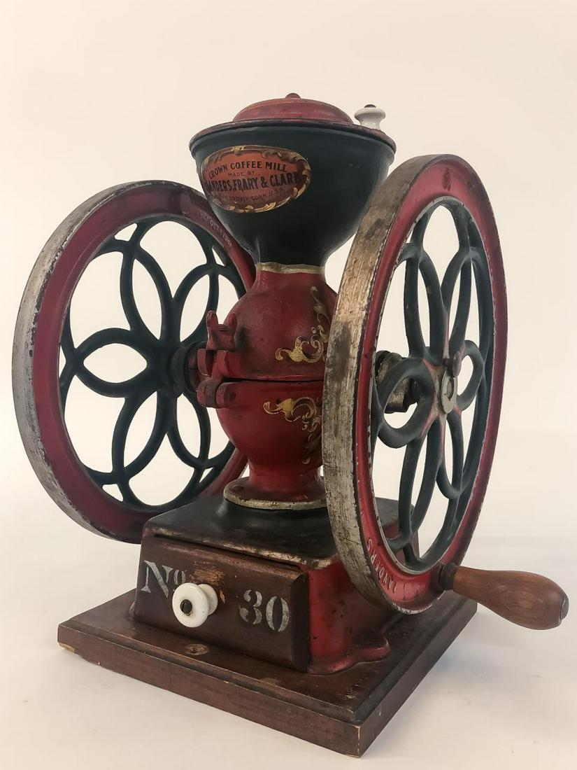 LANDERS, FRARY & CLARK NO. 30 CROWN COFFEE MILL (1 of 10)