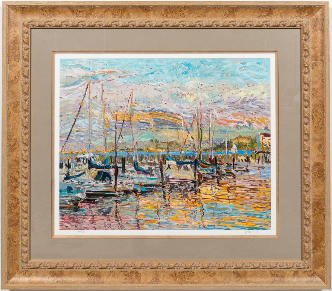 MARCO SASSONE, "PIER THIRTY NINE" COLOR SERIGRAPH (1 of 10)