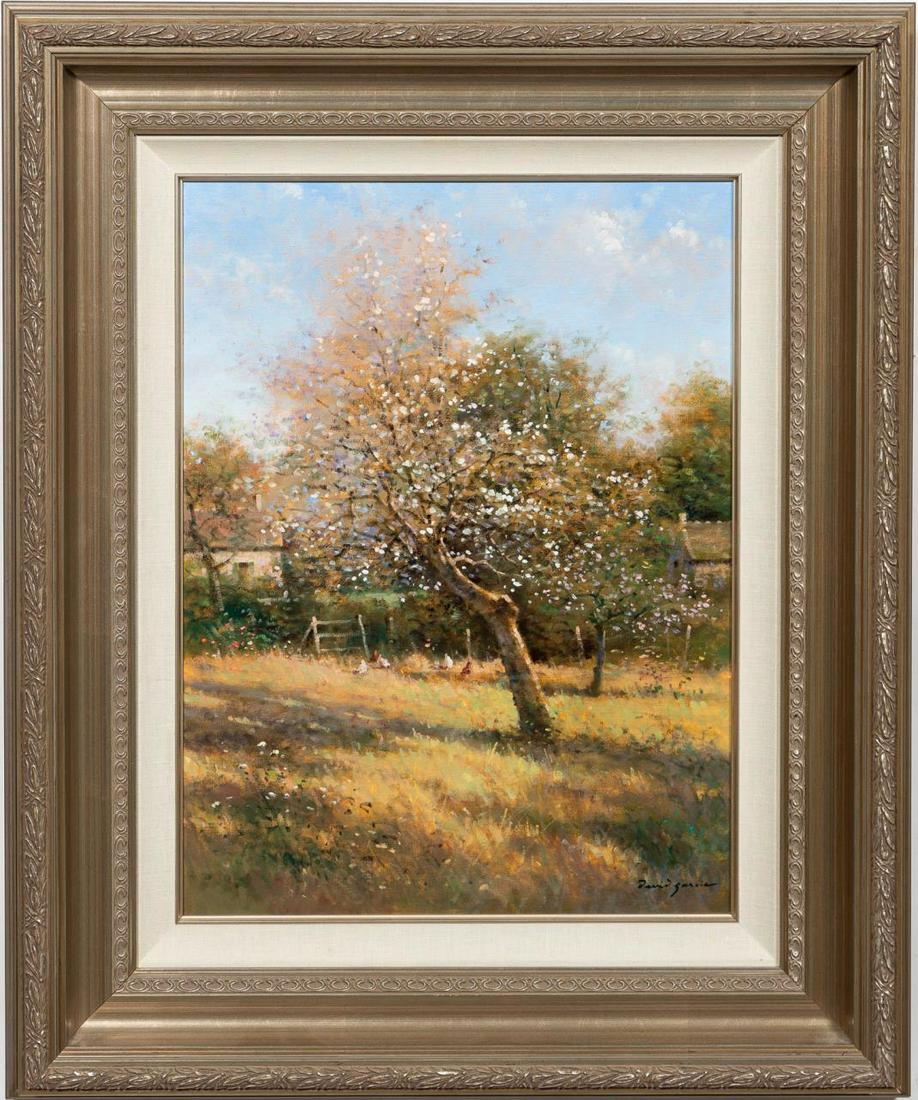 DAVID GARCIA, "CHERRY TREE" OIL ON CANVAS PAINTING (1 of 5)