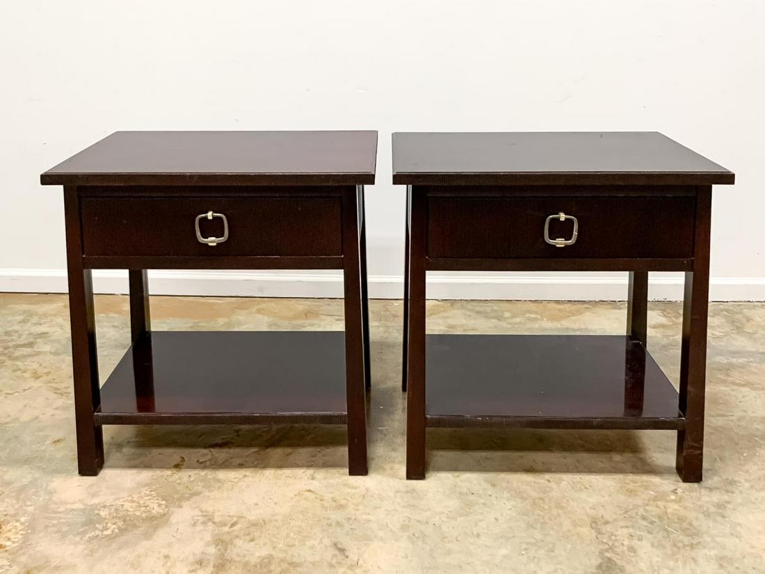 PAIR,THOMAS O'BRIEN FOR HICKORY SIDE TABLES (1 of 7)