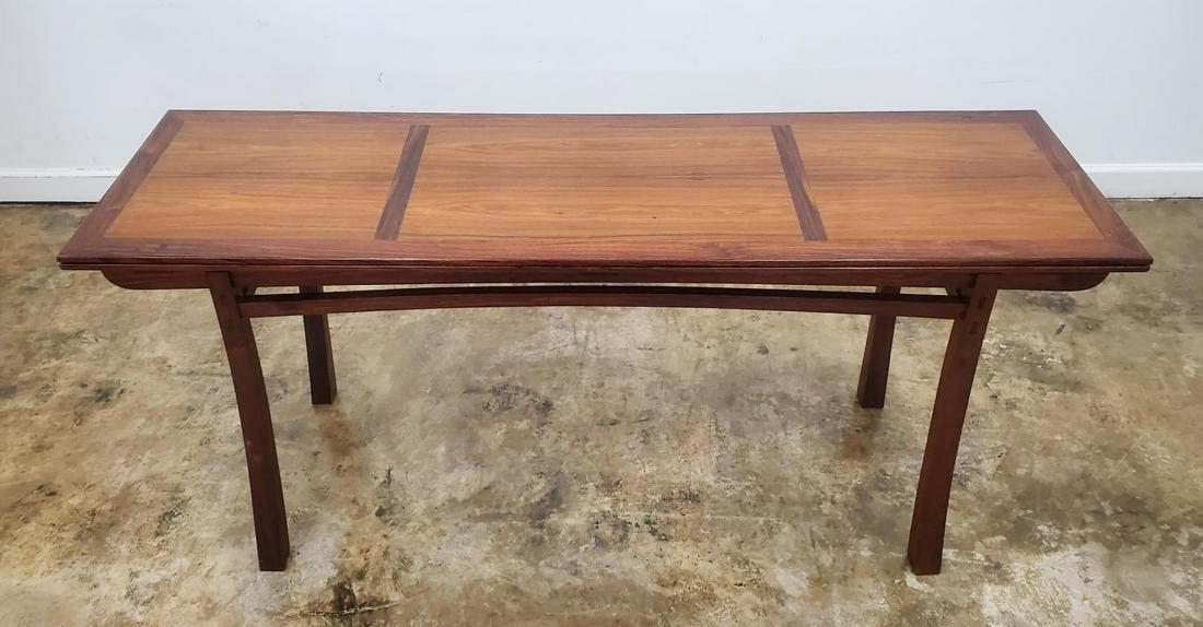 MODERN MING STYLE CONSOLE TABLE, SIGNED RM (1 of 6)