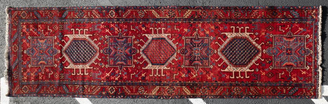 20TH C.PERSIAN KARAJA/KARAJEH HANDWOVEN RUNNER (1 of 5)