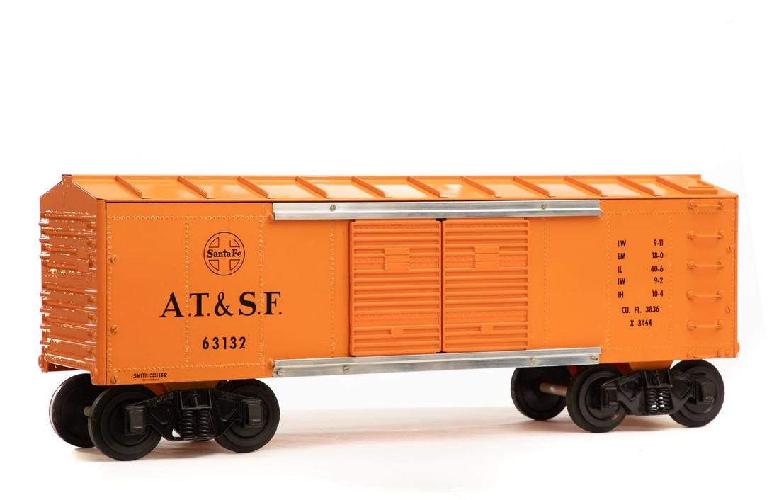 Large Santa Fe Model Train Box Car (1 of 4)