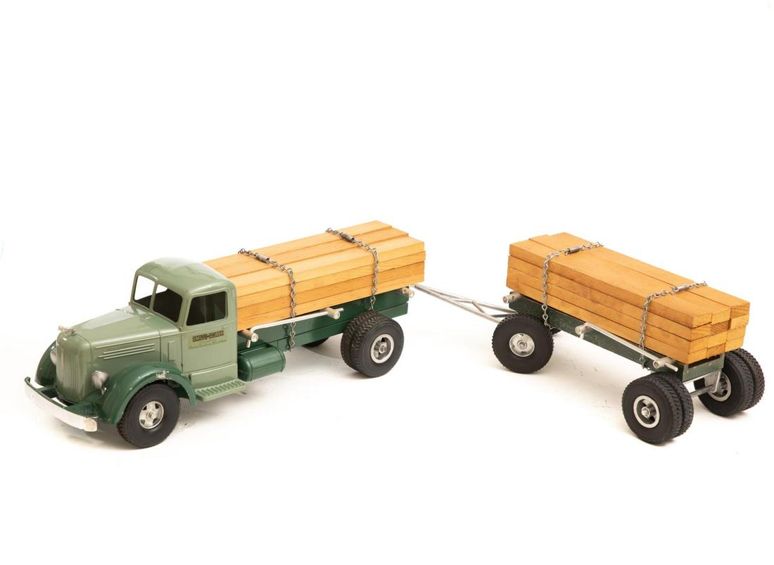 Model Log Truck and Tandem Trailer (1 of 4)