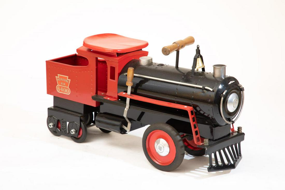 Keystone ‘Ride ‘Em’ Push Toy Locomotive (1 of 4)
