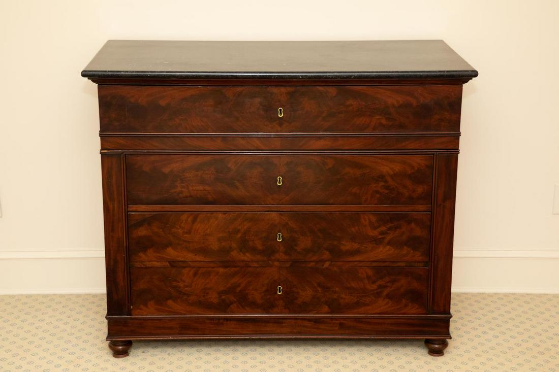 Louis Philippe Style Mahogany Butler's Desk (1 of 4)