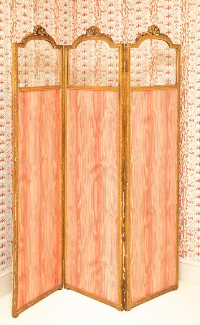 French Louis XVI Style Folding Dressing Screen (1 of 3)