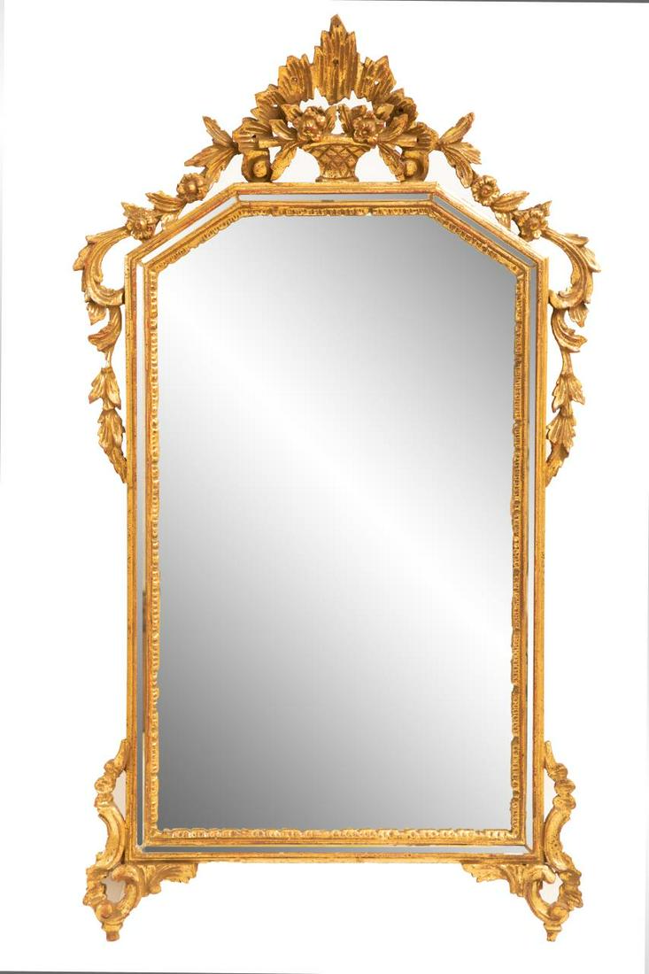Italian Gilt Wood Wall Mirror (1 of 5)