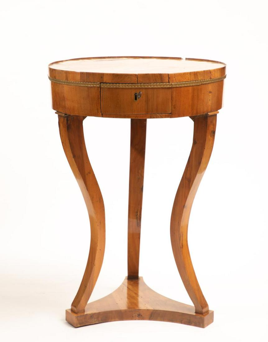 Italian Parquetry Inlaid Single Drawer Stand (1 of 6)