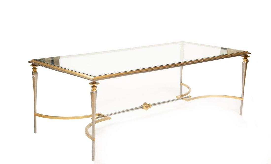 Maison Jansen Style Mixed Metal Coffee Table (1 of 4)