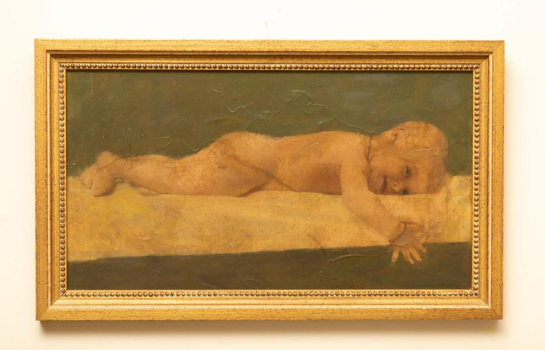 Early 20th C. American School Portrait of a Baby (1 of 5)