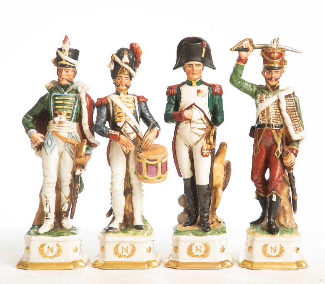 Four Royal Crown Porcelain Napoleonic Figurines (1 of 5)