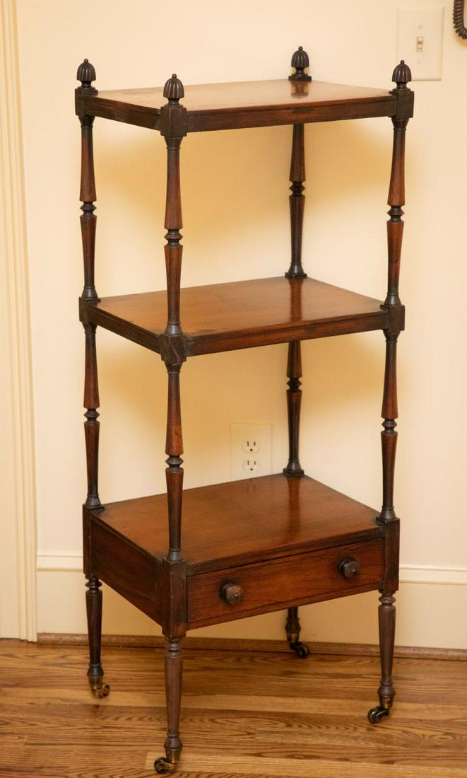 19th c. English Regency Style Mahogany Étagère (1 of 5)