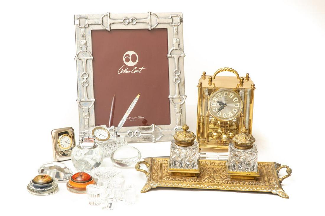 Group Lot of 13 Table Top and Desk Articles (1 of 5)