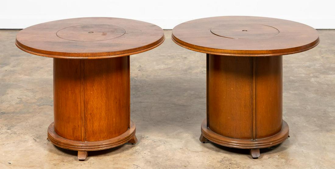 PAIR OF ART DECO STYLE POP UP COCKTAIL TABLES Jan 17, 2021 Ahlers