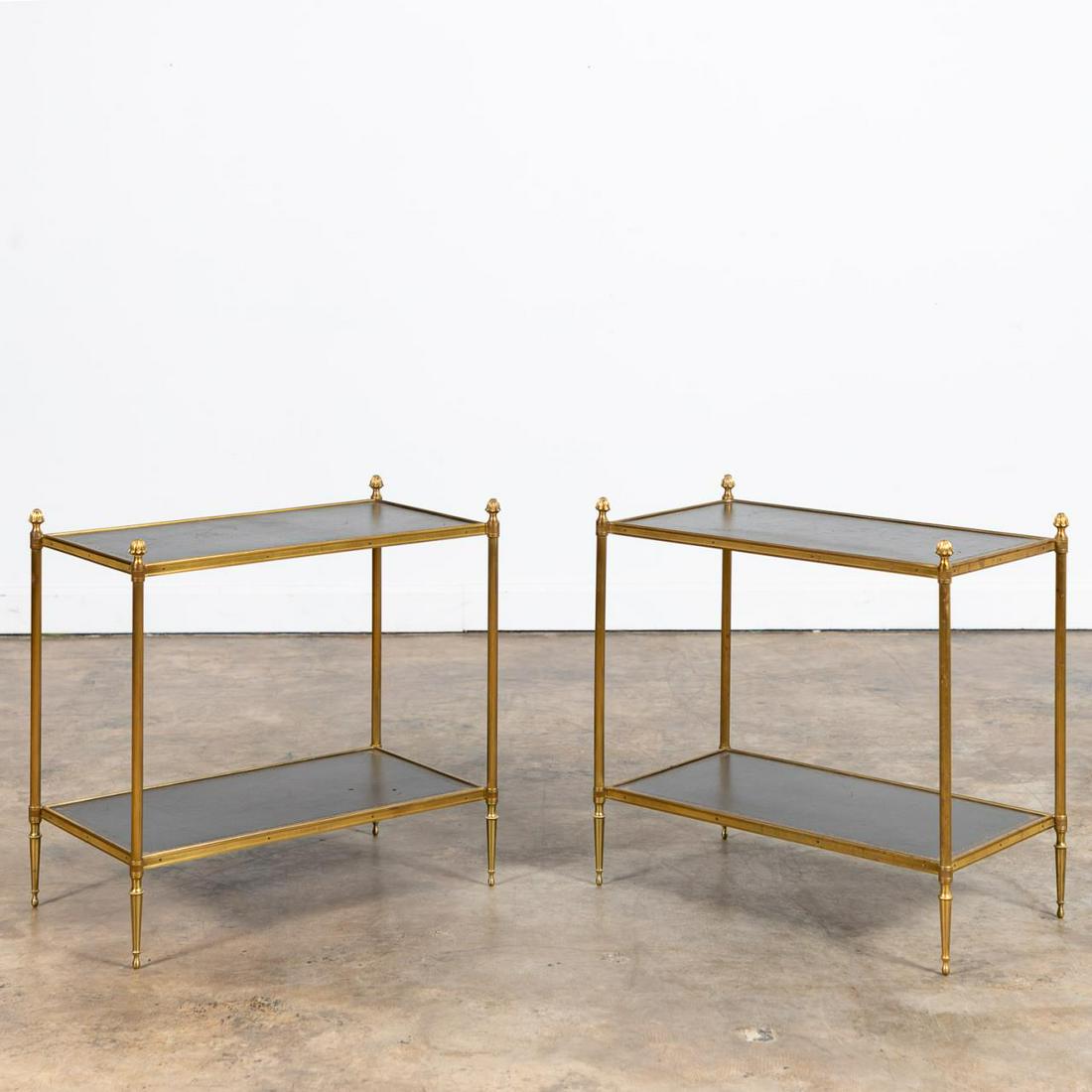 PAIR, MAISON JANSEN ATTRIBUTED EMPIRE SIDE TABLES (1 of 6)